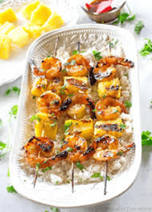 Grilled-Shrimp Skewer